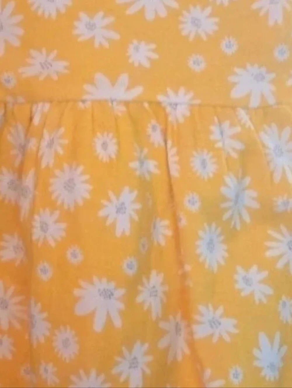 Hudson Baby Yellow Daisy's & Gray Stripe Dresses - Size 0-3Mos